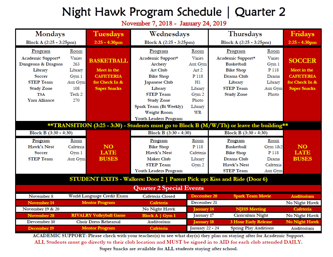 HMS Night Hawk Herndon Middle School